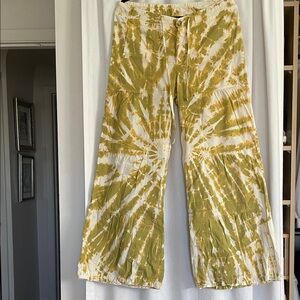 Tie-Dye Wide-Leg Pants